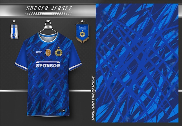 Soccer jersey design for sublimation