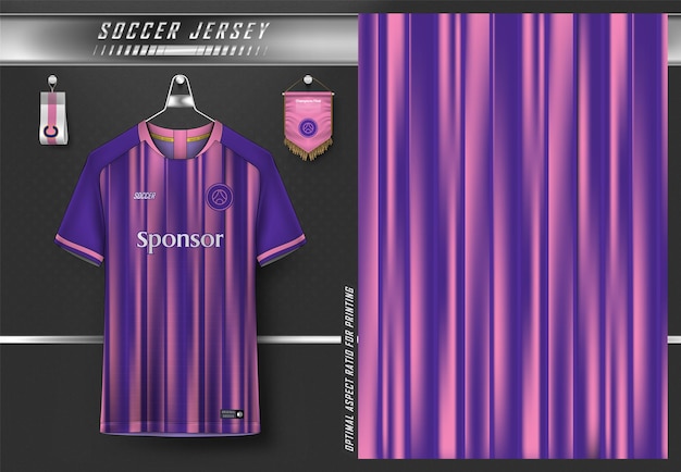 Soccer jersey design for sublimation