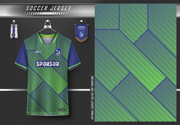 Soccer jersey design for sublimation