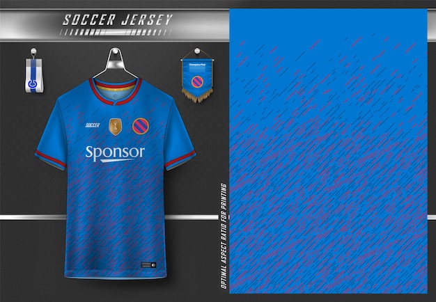 Soccer jersey design for sublimation