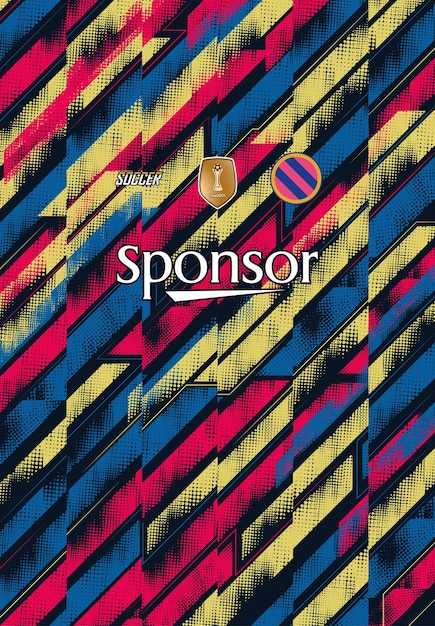 Soccer jersey design for sublimation