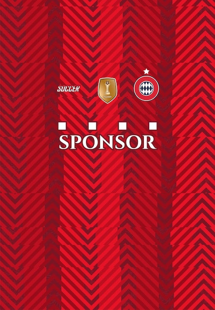 Design della maglia da calcio per la sublimazione