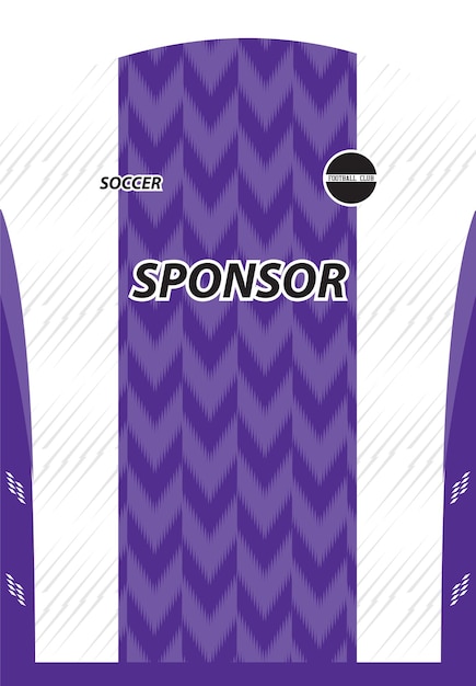 Soccer jersey design for sublimation