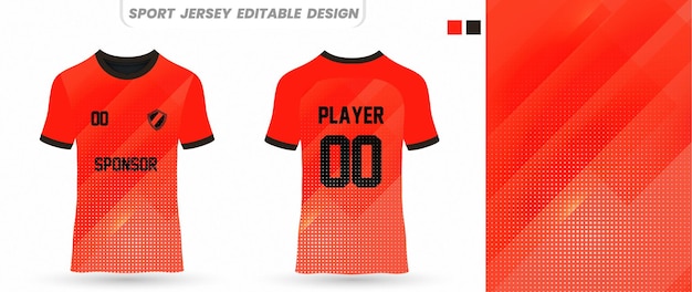 Soccer jersey design with vector illustration for sublimation