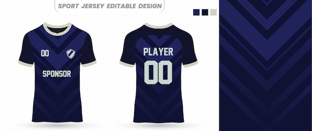 Design della maglia da calcio con illustrazione vettoriale per la sublimazione