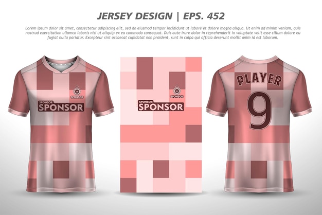 Vector soccer jersey football design sublimation sport t shirt design premium free vector collection for racing cycling gaming motocross