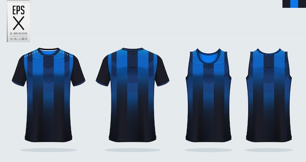 Soccer jersey, football kit, basketball uniform template. 