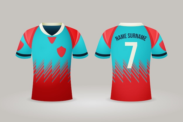 Soccer jersey illustration