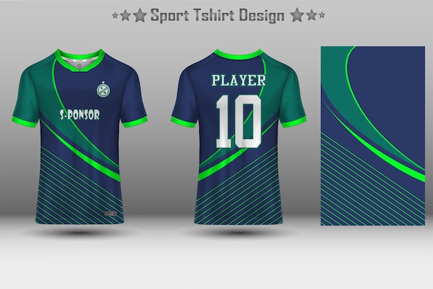 Soccer jersey mockup abstract geometric pattern sport tshirt design