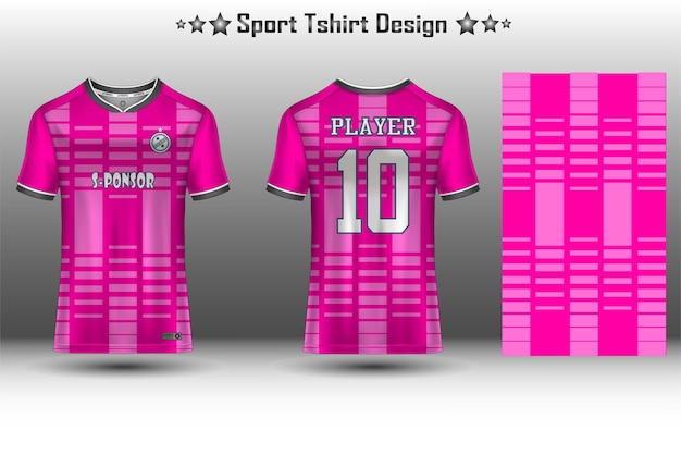 Soccer jersey mockup football jersey design sublimation sport t shirt design collection for racing cycling gaming motocross