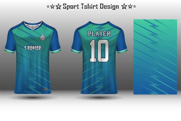 Soccer jersey mockup football jersey design sublimation sport t shirt design collection for racing cycling gaming motocross