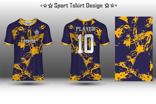 Soccer jersey mockup football jersey design sublimation sport t shirt design collection for racing cycling gaming motocross