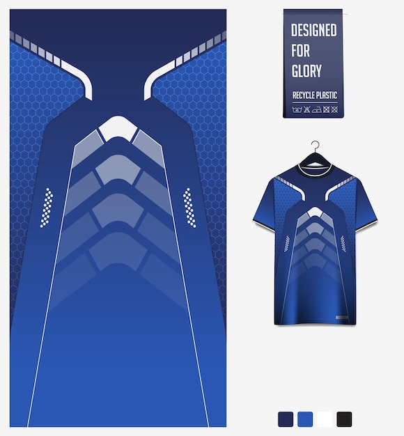 Soccer jersey pattern design