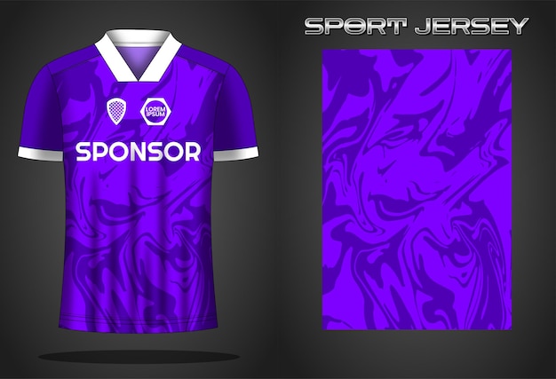 Soccer jersey sport shirt design template