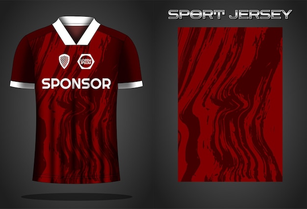 Soccer jersey sport shirt design template