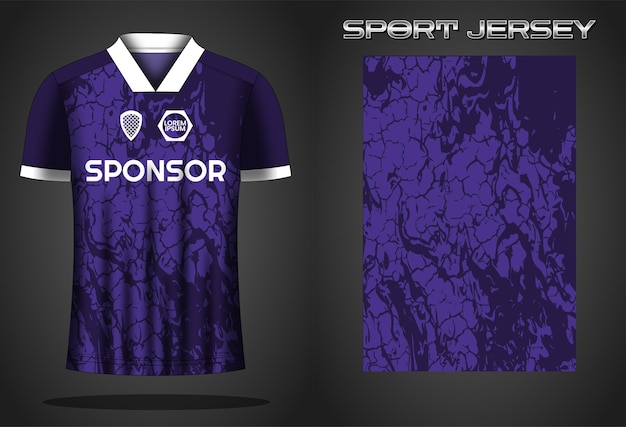 Soccer jersey sport shirt design template