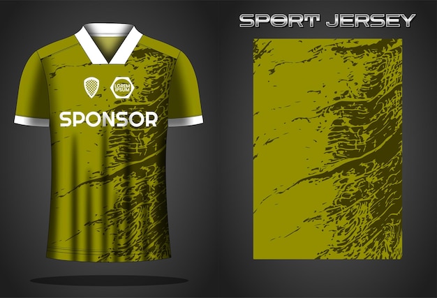 Soccer jersey sport shirt design template