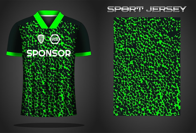 Soccer jersey sport shirt design template