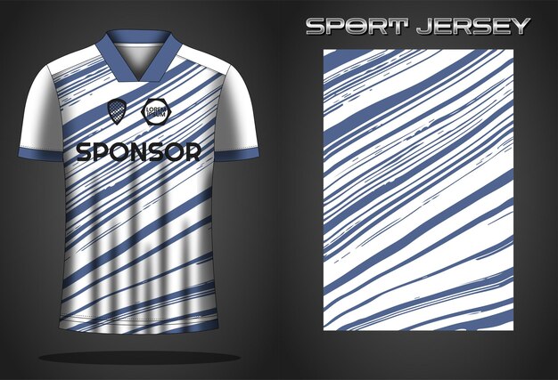 Soccer jersey sport shirt design template