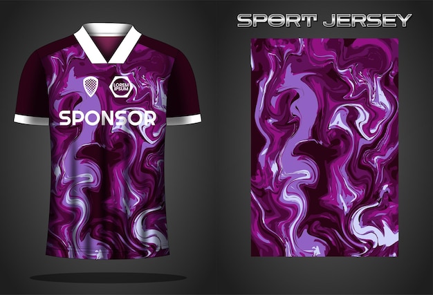 Soccer jersey sport shirt design template