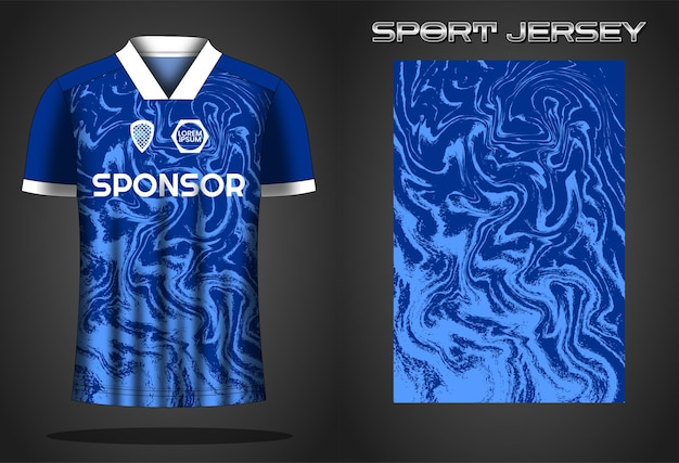 Soccer jersey sport shirt design template