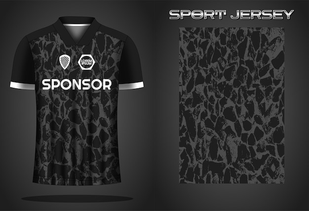 Soccer jersey sport shirt design template