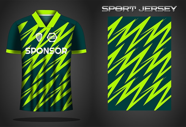 Шаблон дизайна спортивной рубашки футбольного джерси