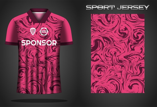 Soccer jersey sport shirt design template