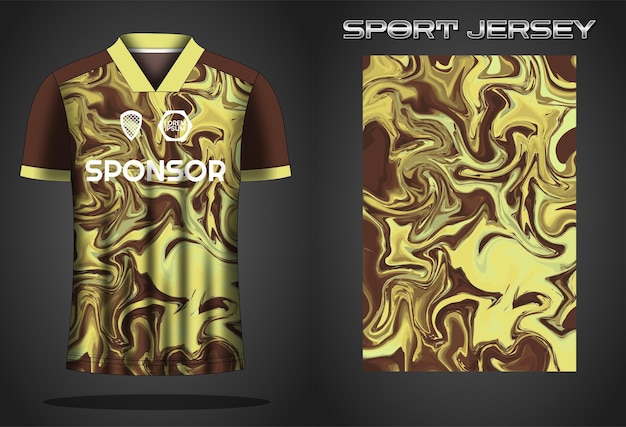 Soccer jersey sport shirt design template