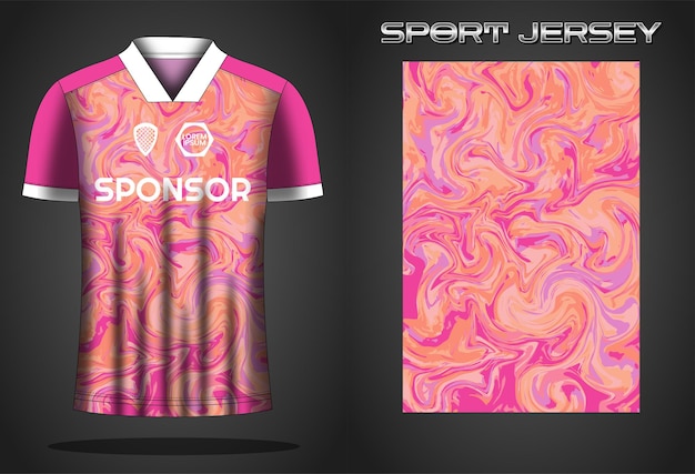 Soccer jersey sport shirt design template