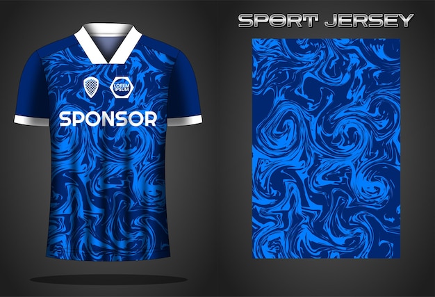 Soccer jersey sport shirt design template