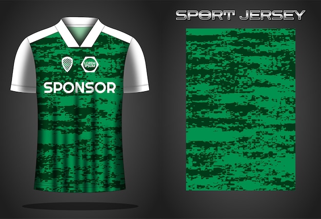 Vector soccer jersey sport shirt design template