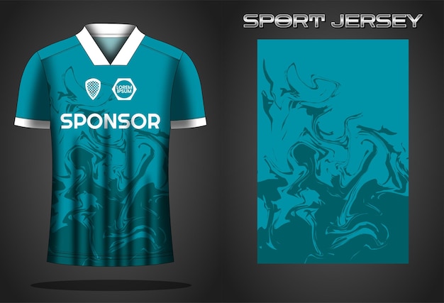 Soccer jersey sport shirt design template