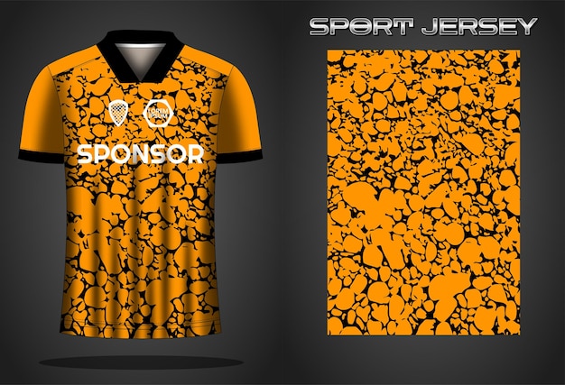 Soccer jersey sport shirt design template