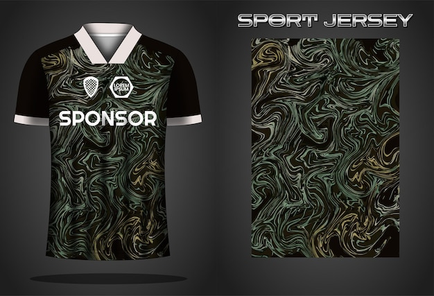 Soccer jersey sport shirt design template