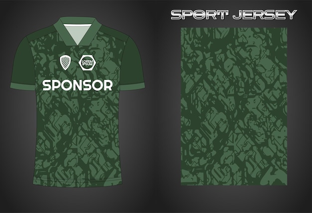 Soccer jersey sport shirt design template