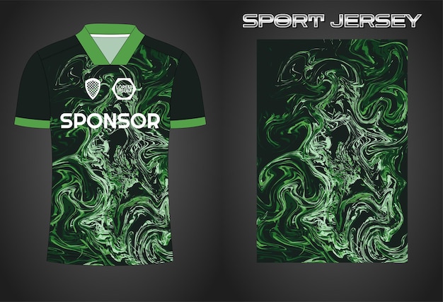 Soccer jersey sport shirt design template