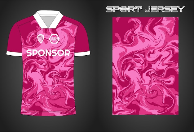 Soccer jersey sport shirt design template