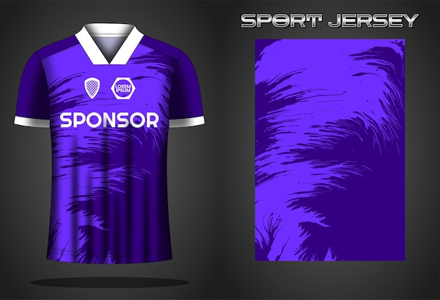 Soccer jersey sport shirt design template