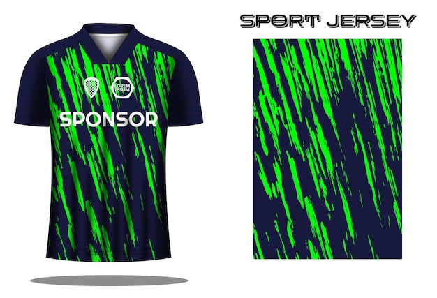 Soccer jersey sport shirt design template