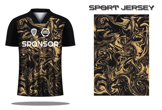 Soccer jersey sport shirt design template