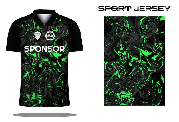 Soccer jersey sport shirt design template