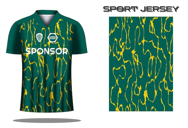 Soccer jersey sport shirt design template