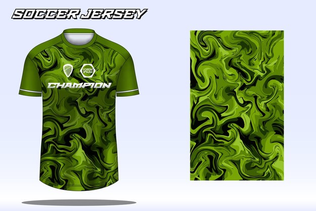 Макет дизайна спортивной футболки футбольного джерси для футбольного клуба