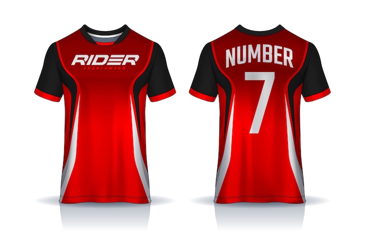 Vector soccer jersey t-shirt design 