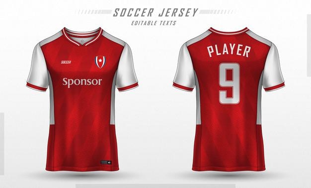 Soccer jersey template sport t shirt design