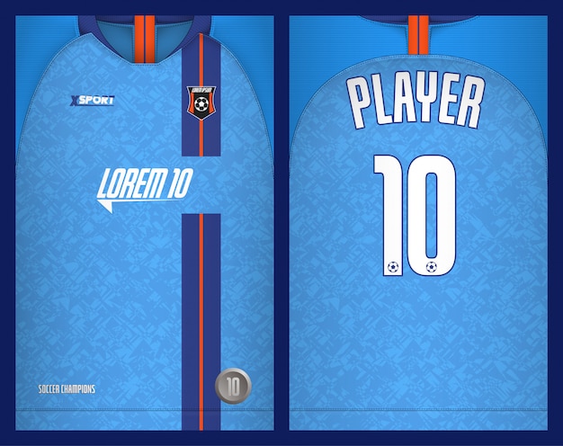 Soccer jersey template-sport t-shirt design