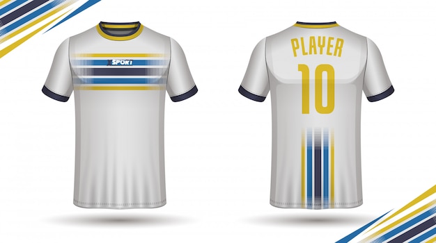 Maglia da calcio modello sportivo t-shirt design