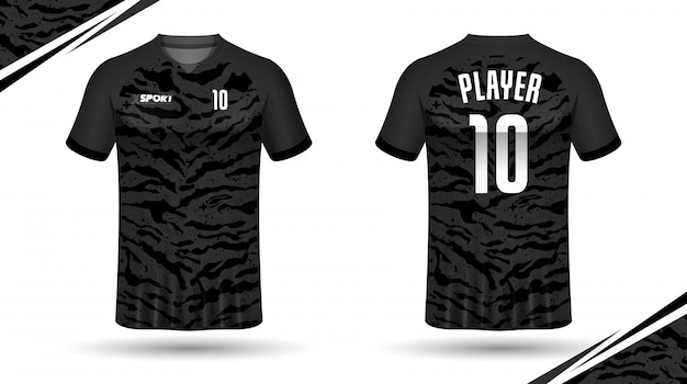 Vector soccer jersey template sport t shirt design