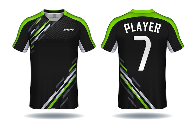 Soccer jersey template.sport t-shirt design.